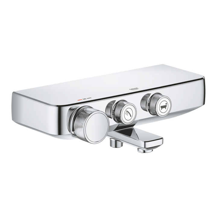 Bateria Grohe Grohtherm SmartControl, wannowo-prysznicowa, ścienna, termostatyczna, chrom