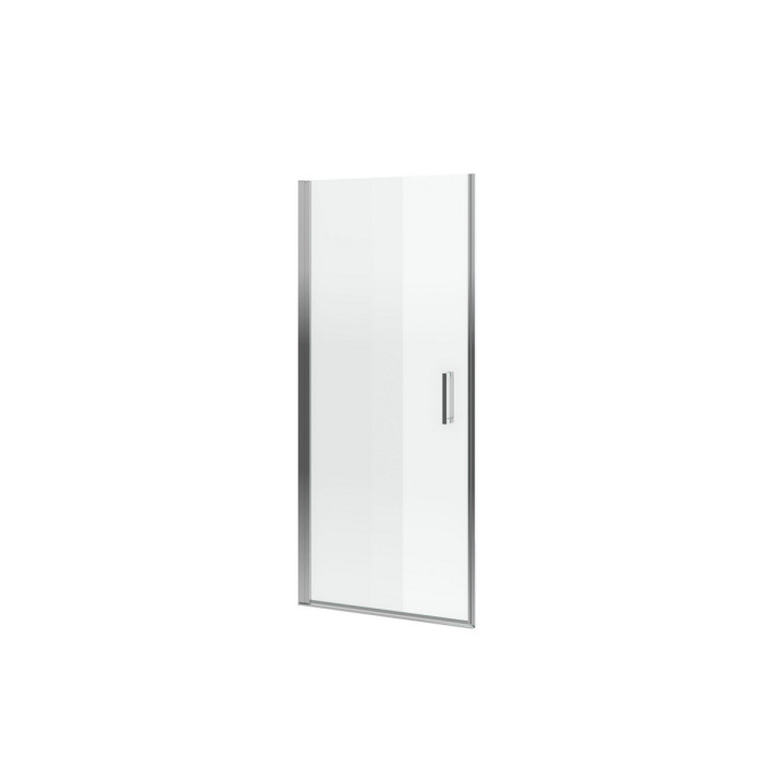 Drzwi prysznicowe Excellent Mazo 80x195 cm uchylne, profile chrom szkło przezroczyste