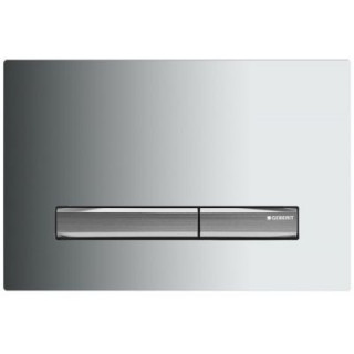 Przycisk Geberit Sigma 50 uruchamiający przedni do spłuczek podtynkowych UP320 - szkło dymione