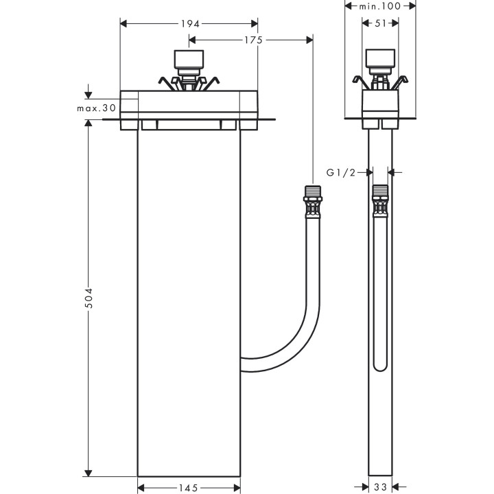 Hansgrohe sBox zestaw podstawowy