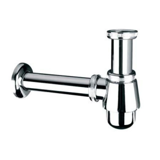 Syfon butelkowy McAlpine, 1.1/4″x32mm, mosiądzowy, chrom