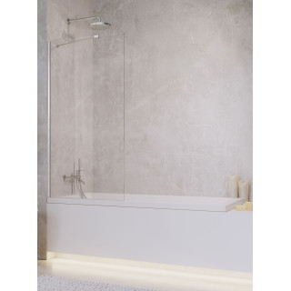 Parawan nawannowy Radaway Euphoria PNJ 60, szkło przejrzyste, 600-610x1500mm, profil chrom