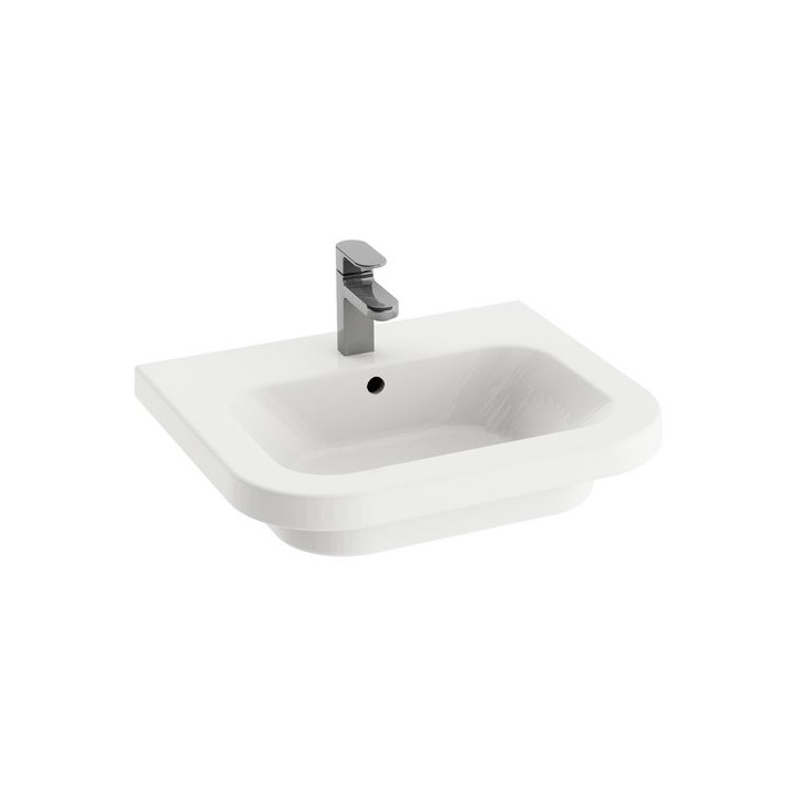 Umywalka nablatowa Ravak Solo, konglomeratowa, 58x40cm, biała