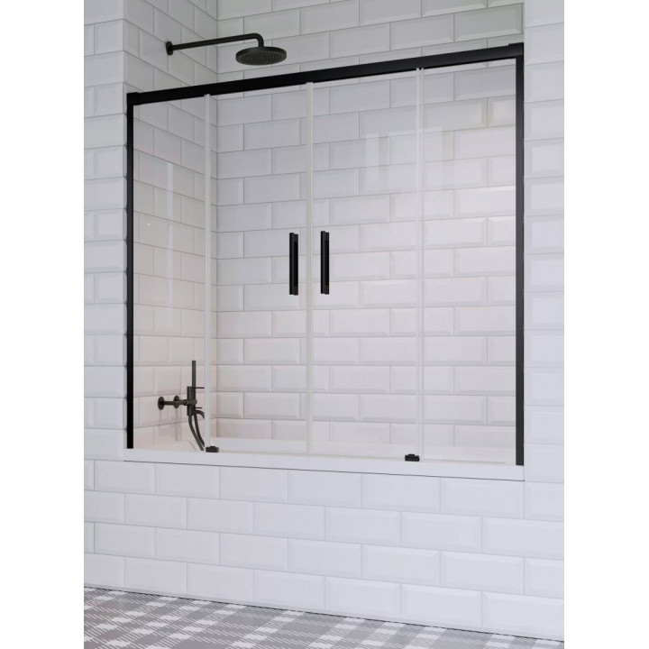 Parawan nawannowy Radaway Euphoria PNJ 60, szkło przejrzyste, 600-610x1500mm, profil chrom