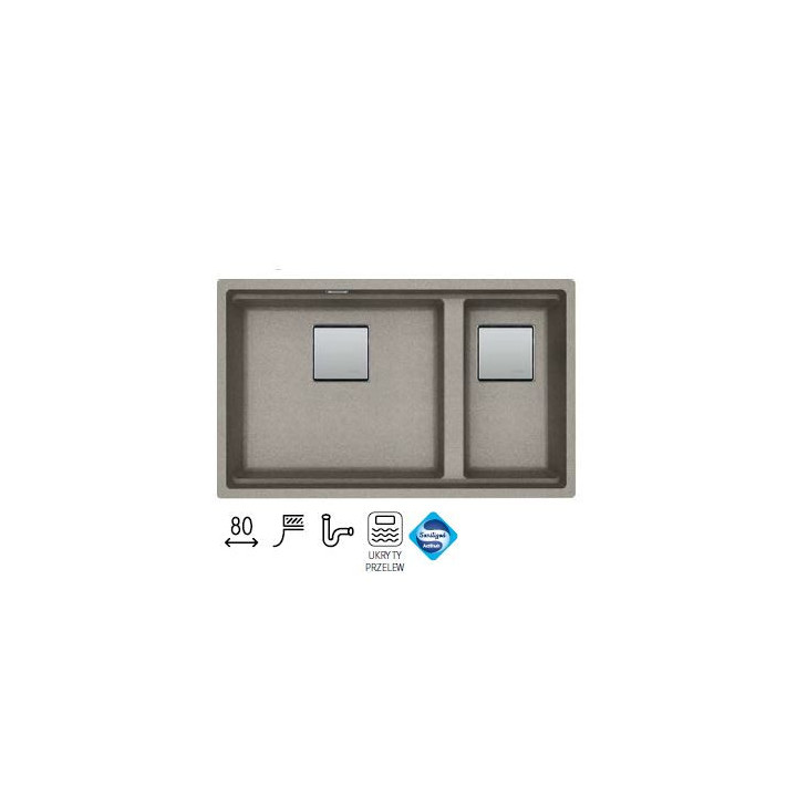 Zlewozmywak z Fragranitu Franke KANON 120 - cappuccino