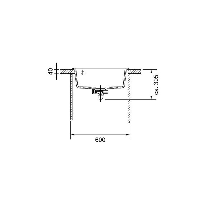 Zlewozmywak ceramiczny Franke MYTHOS 610-58 - kremowy
