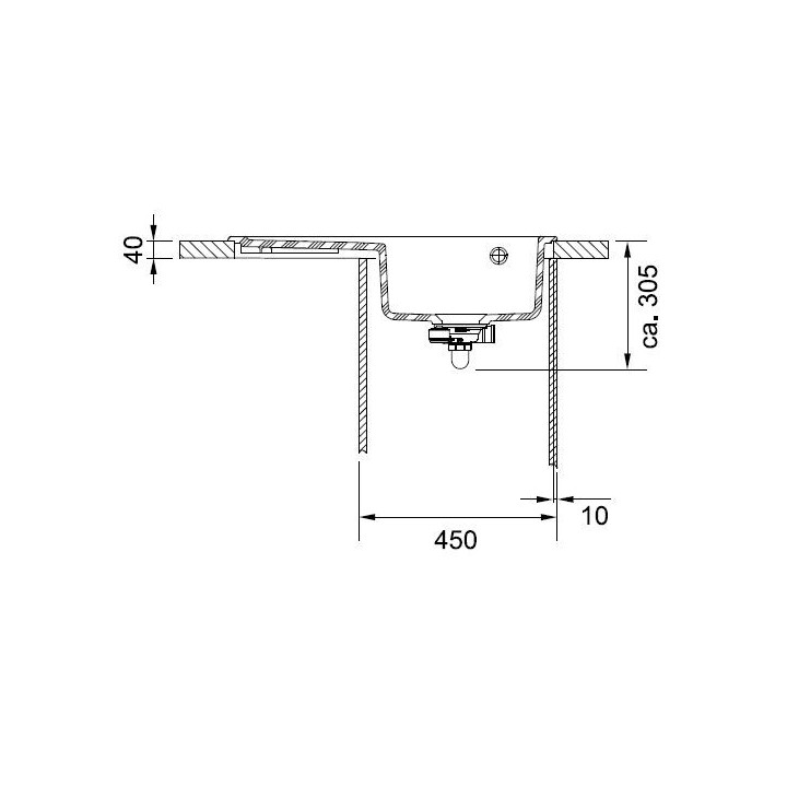 Zlewozmywak ceramiczny Franke MYTHOS 611-78 prawy - biały polarny