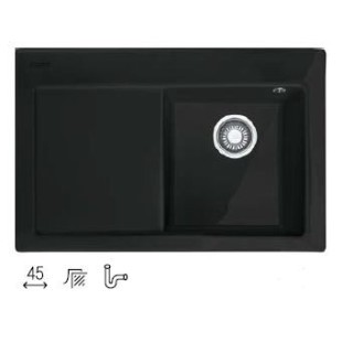 Zlewozmywak ceramiczny Franke MYTHOS 611-78 lewy - biały polarny