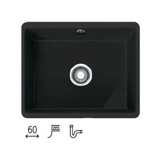 Zlewozmywak ceramiczny Franke KUBUS 110-50 - onyx