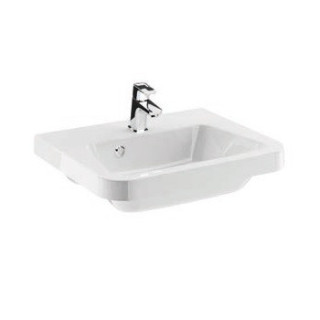 Umywalka meblowa Ravak 10°, 65 cm z otworami - biała
