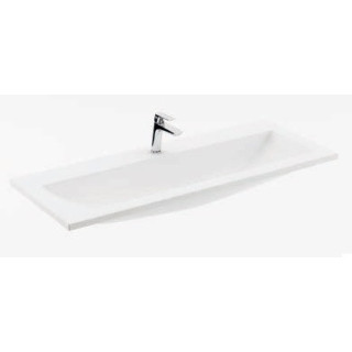 Umywalka meblowa Ravak Clear, 100 cm z otworami - biała