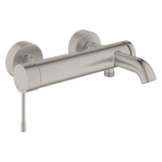 Bateria wannowa Grohe Essence jednouchwytowa, ścienna, szer. 298 mm - stal nierdzewna
