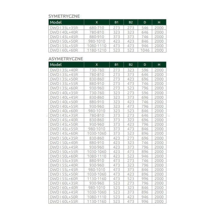 Drzwi prysznicowe do wnęki Radaway Nes 8 Black DWB 90, prawe, składane, szkło przejrzyste, 900x2000mm, czarny profil