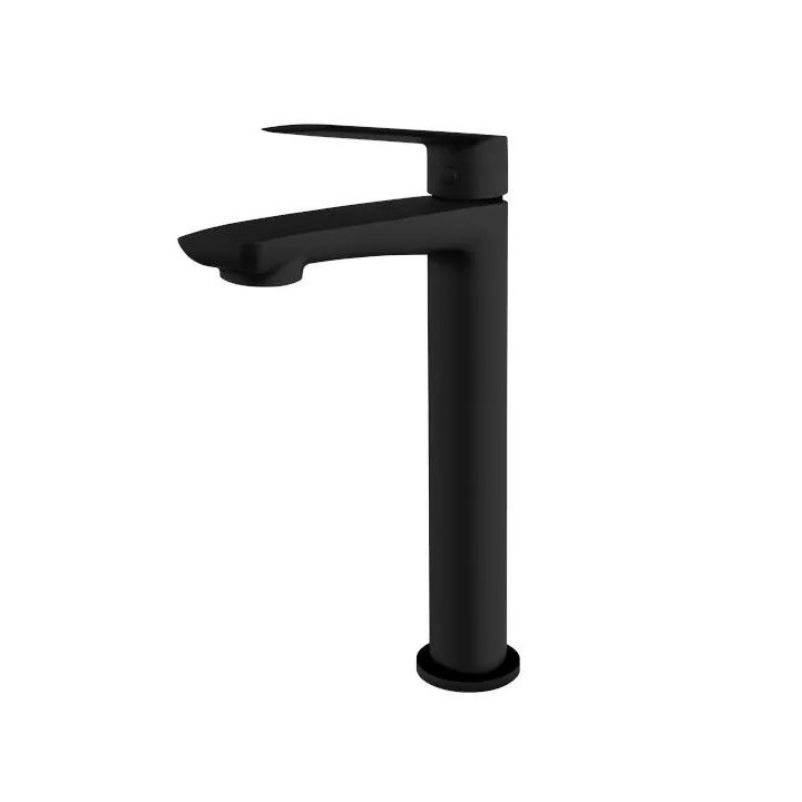Bateria umywalkowa Vedo Desso Nero, stojąca, wysokość 285mm, korek klik-klak, czarny mat