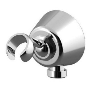 Przyłącze kątowe z uchwytem do słuchawki prysznicowej Bruma - chrom