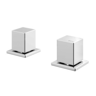 Bateria natryskowa Bruma Adamastor, montowana na półce, jednouchwytowa, chrom