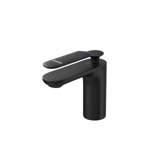 Bateria umywalkowa Massi Arico, stojąca, niska, chrom