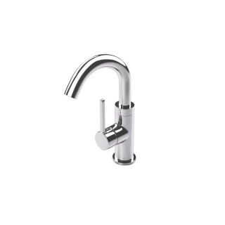 Bateria umywalkowa Massi Santiago, stojąca, niska, chrom