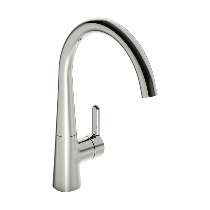 Bateria kuchenna Oras Inspera, stojąca, obrotowa wylewki, chrom