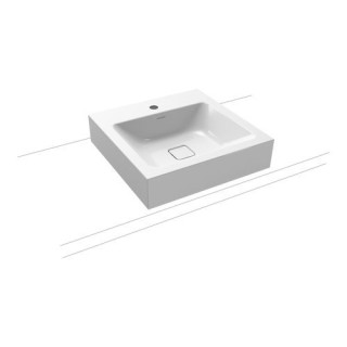 Umywalka nablatowa Kaldewei Cono, 50x50cm, bez przelewu, powierzchnia uszlachetniona, biała