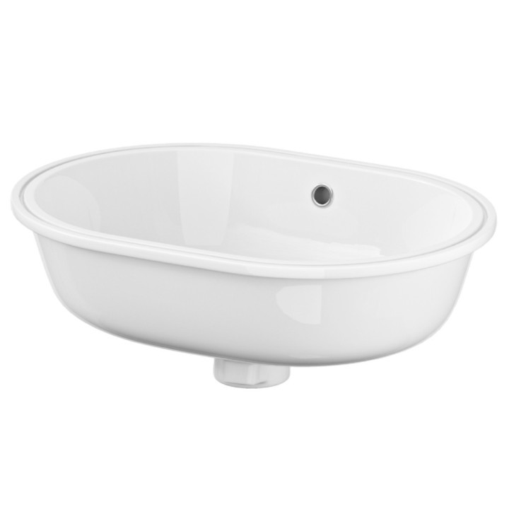 Umywalka meblowa Cersanit Carina, 50x39cm, z przelewem, biała