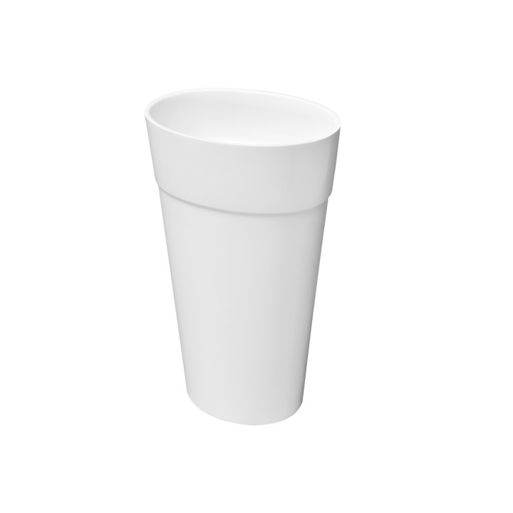 Umywalka wolnostojąca Besco Uniqa, 32x46cm, bez przelewu, biała