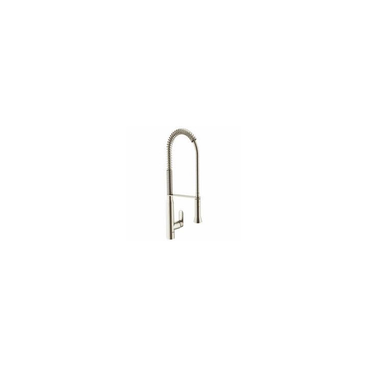 Bateria kuchenna Grohe K7 wylewka z prysznicem Supersteel- sanitbuy.pl