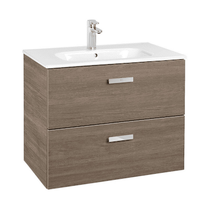 Zestaw łazienkowy Roca Unik Victoria Basic, 60x46cm, 2 szuflady, brzoza