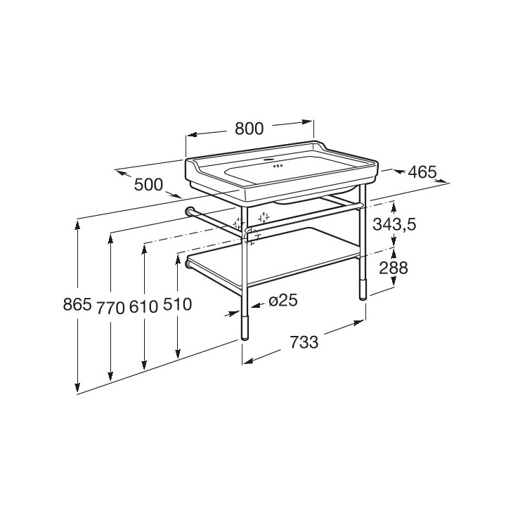 Zestaw łazienkowy Roca Unik Carmen, 80x50cm, szafka z umywalką, 2 szuflady, biały satynowy