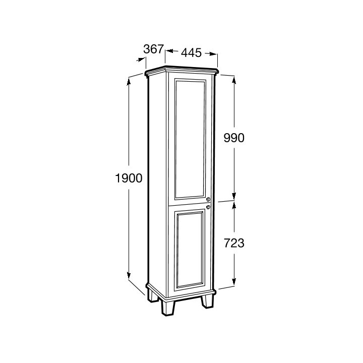 Zestaw łazienkowy Roca Unik Carmen, 80x50cm, szafka z umywalką, 2 szuflady, biały satynowy