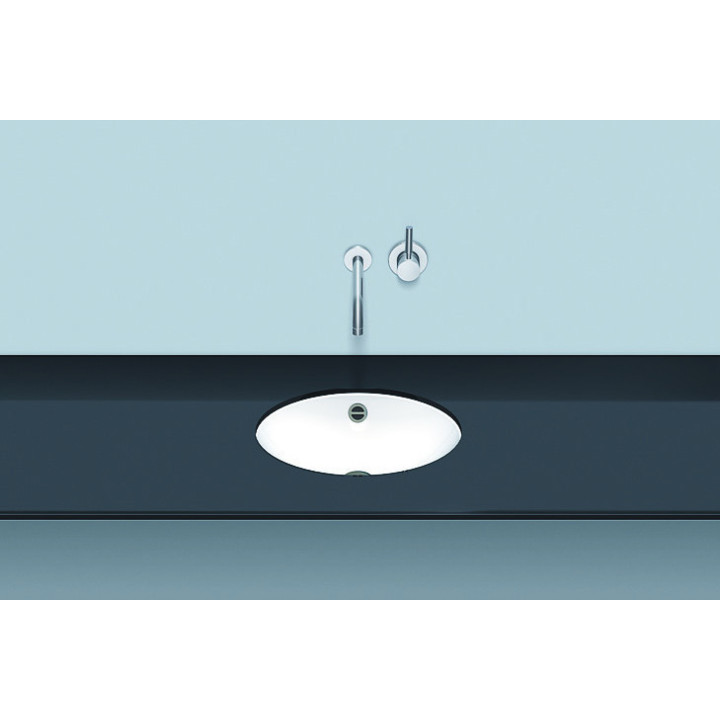 Umywalka podblatowa Alepe Sondo SO-Series, okrągła, 444mm, bez przelewu, UB.SO450.2, biała