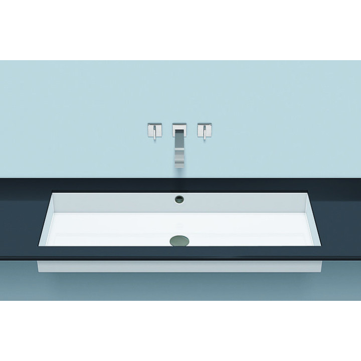 Umywalka podblatowa Alepe Metaphor ME-Series, prostokątna, 754x379mm, z przelewem, UB.ME750, biała