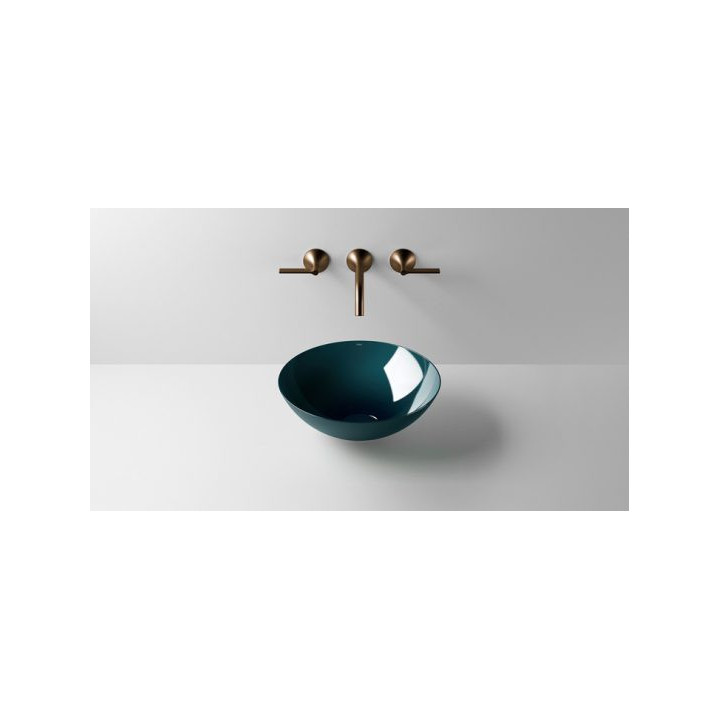 Umywalka, misa stawiana na blat Alape Aqua, okrągła, 300mm, bez przelewu, SB.Aqua300, deep green