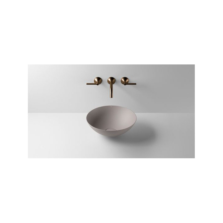 Umywalka, misa stawiana na blat Alape Terra, okrągła, 300mm, bez przelewu, SB.Terra300, oyster matt