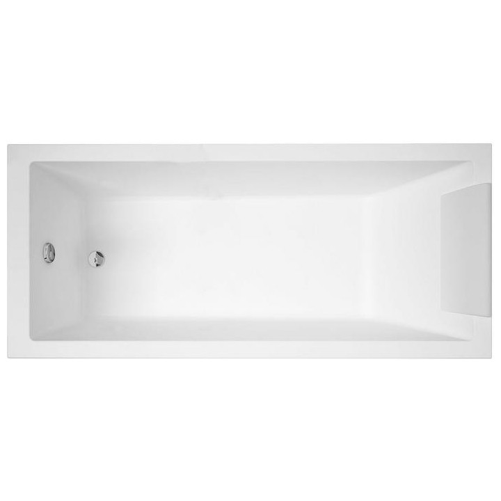 Wanna akrylowa Novellini Calos 2.0, prostokątna, 180x80cm, z syfonem, biały połysk