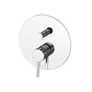 Bateria natryskowa Oltens Molle, podtynkowa, jednouchwytowa, 2 wyjścia wody, chrom