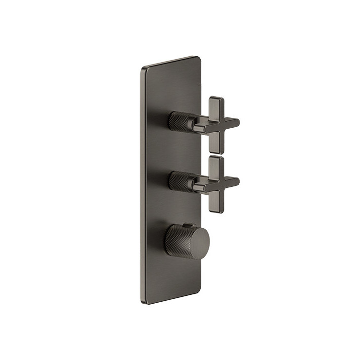 Bateria natryskowa Gessi Inciso Wellness, podtynkowa termostatyczna, 2 wyjścia wody, chrom