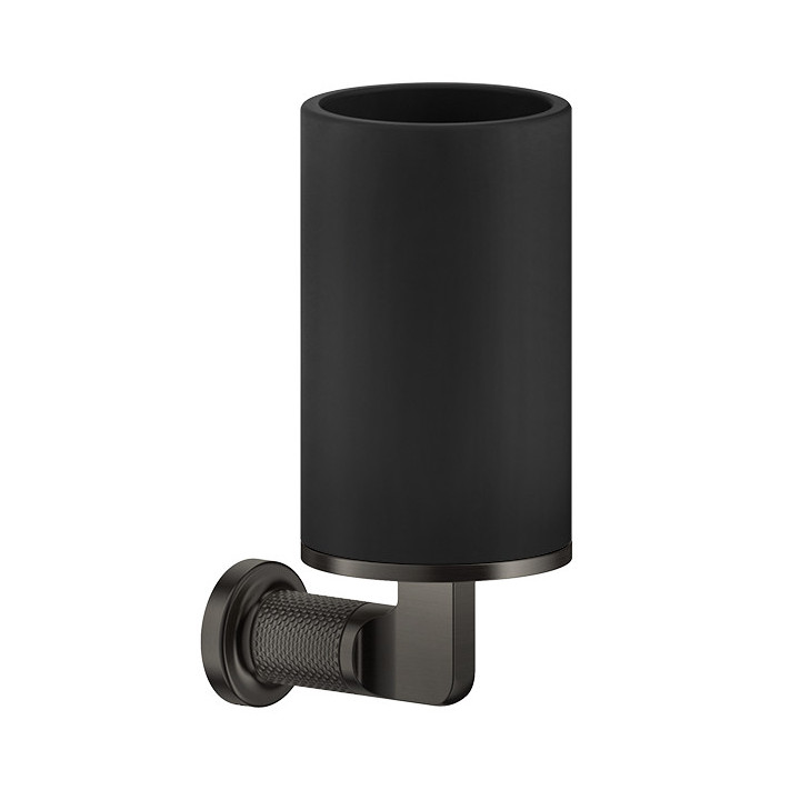 Mydelniczka Gessi Inciso, ścienna, biała podstawka, wykończenie chrom