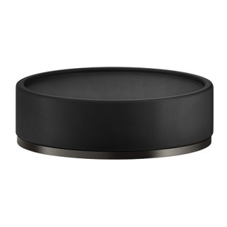 Mydelniczka Gessi Inciso, ścienna, biała podstawka, wykończenie chrom