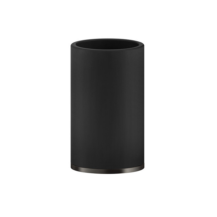 Kubek z uchywytem Gessi Inciso, ścienny, biały, wykończenie chrom