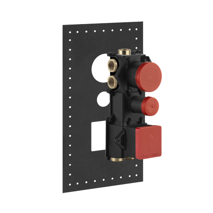 Element podtynkowy Gessi, 5 wyjść wody, podłączenie 3/4"