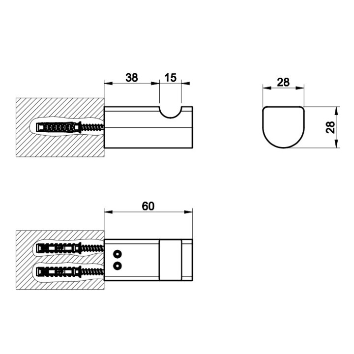 Wieszak na ręcznik Gessi Rilievo, okrągły, ścienny, chrom
