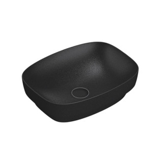 Umywalka nablatowa Catalano Green Lux 50x38 cm bez otworu na baterię, bez przelewu czarna- sanitbuy.pl