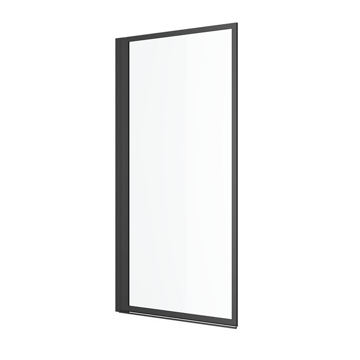 Parawan nawannowy Excellent Fabrika, 73x145cm, drzwi wahadłowe, czarny profil