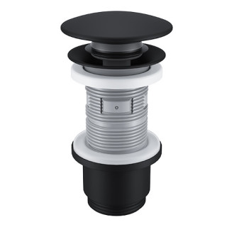 Korek umywalkowo-bidetowy Excellent, click-clack, ceramiczny, śnieżnobiały