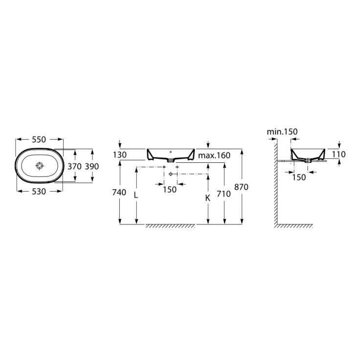 Miska podwieszana WC Roca Debba Rimless Square, 54x35,5cm, bez kołnierza, z deską wolnoopadającą Supralit, biała