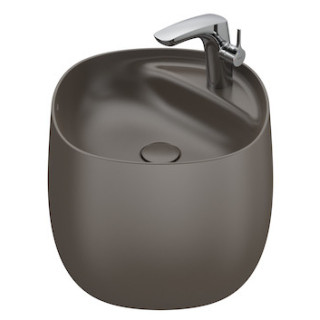 Umywalka ścienna Roca Beyond, 46x47cm, Finceramic, bez przelewu, biała