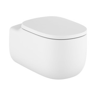 Miska wisząca Roca Beyond, bezrantowa, 58x40cm, Maxi Clean, biała