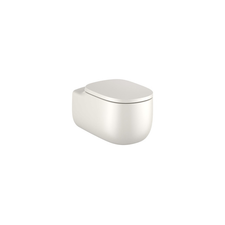 Miska wisząca Roca Beyond, bezrantowa, 58x40cm, Maxi Clean, biała