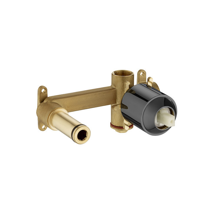 Element podtynkowy Roca Universal, do baterii umywalkowej, wykończenie czarne